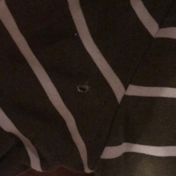 Hurley forest green & white striped jacket blazer - Picture 6 of 6